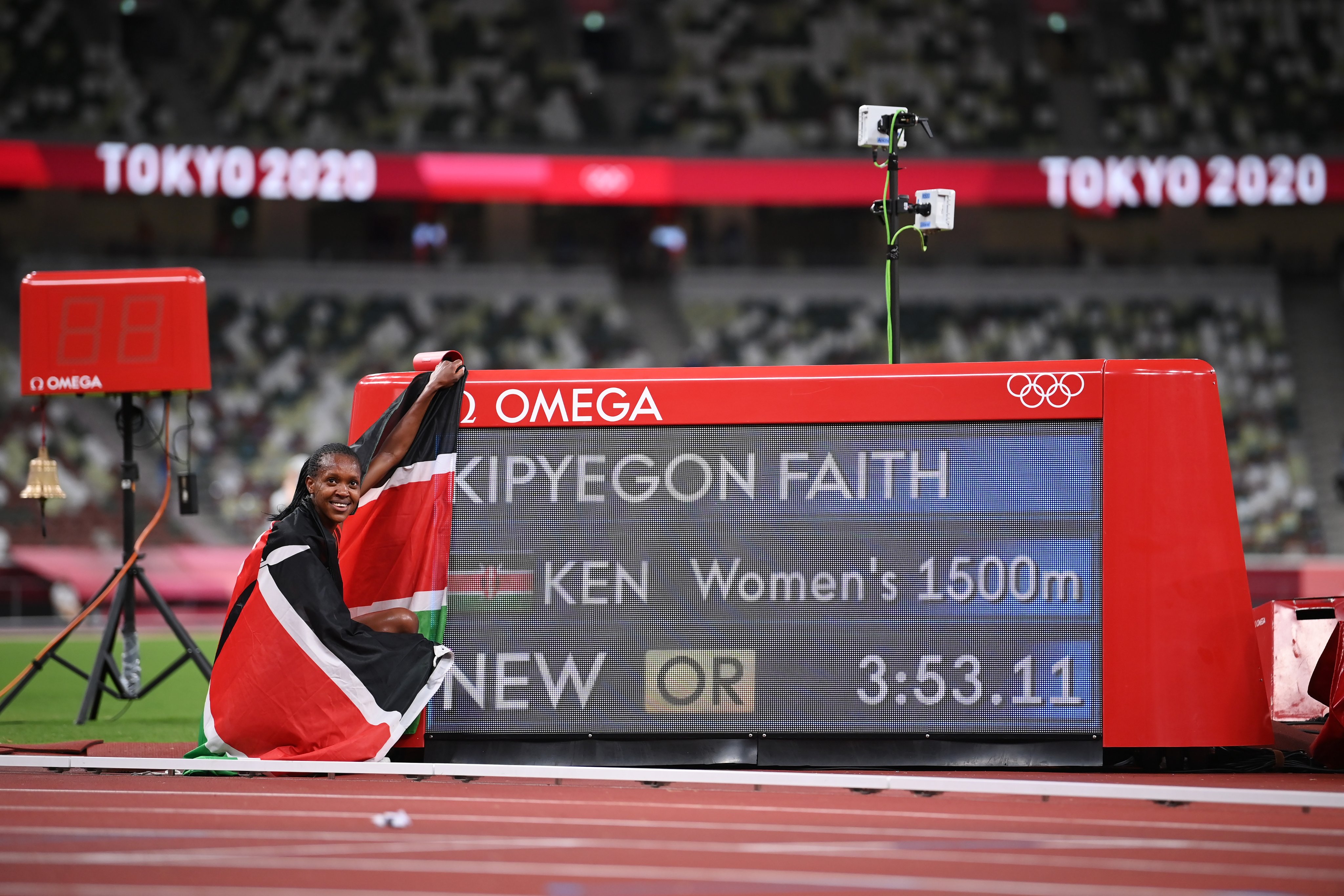 Kipyegon Claims Emotional Second Olympic 1500m Title : News : Bring ...