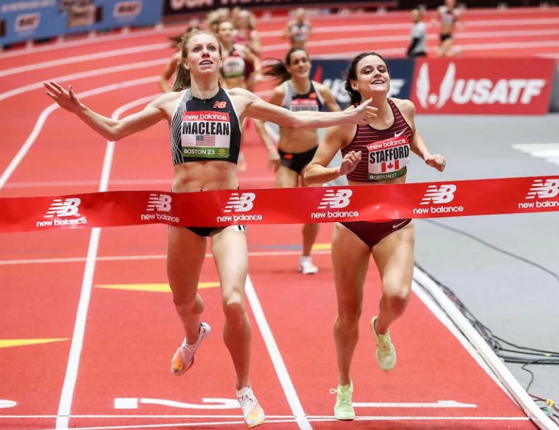 wins thrilling homecoming New Balance Indoor Grand Prix Mile : : Bring Back the Mile