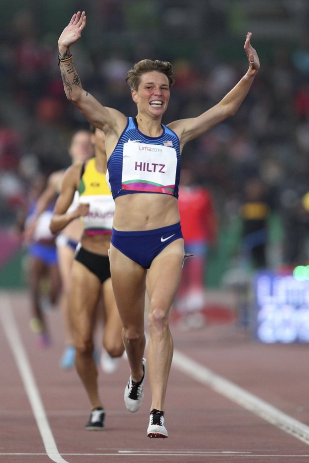 Nikki Hiltz Sprints To 1500 Gold At Pan Am Games News Bring Back   Nikki Hiltz PAG 2019 